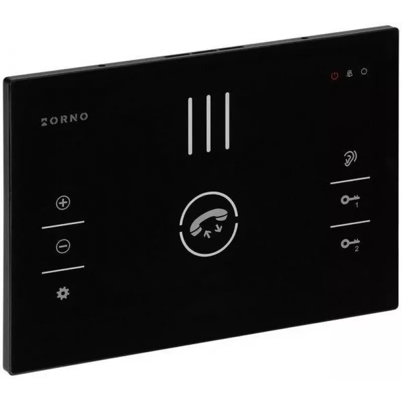 ORNO OR-DOM-BA-933/B audio-deurintercomset, eengezinswoning, 2-draads, toetsenbord, RFID, zwart
