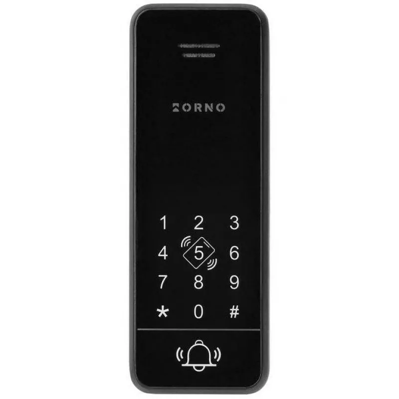 ORNO OR-DOM-BA-933/B audio-deurintercomset, eengezinswoning, 2-draads, toetsenbord, RFID, zwart