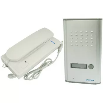 ORNO OR-DOM-RL-901/RL-3208A audiod eurintercom, 1-gezin, 2-draads, opbouwmontage, wit, 9094