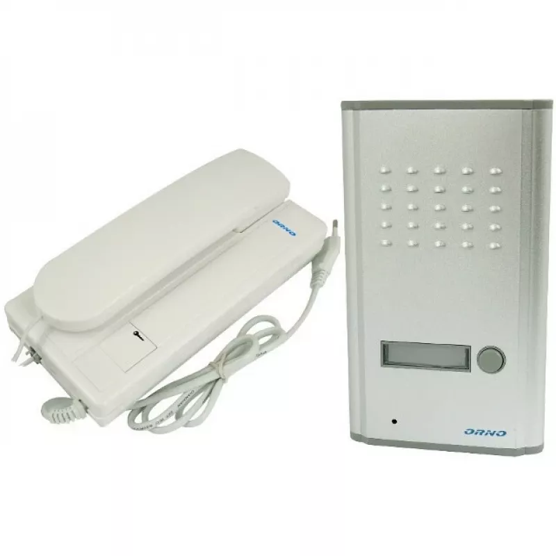 ORNO OR-DOM-RL-901/RL-3208A audiod eurintercom, 1-gezin, 2-draads, opbouwmontage, wit, 9094