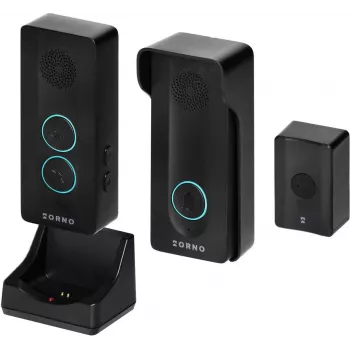 ORNO OR-DOM-YR-934/B draadloos intercomsysteem met DECT-technologie, 1 handset, 1 buitenunit, IP44, wit