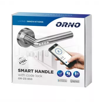 ORNO OR-ZS-850 elektronisch deurgreepslot met code, IP44, zwart