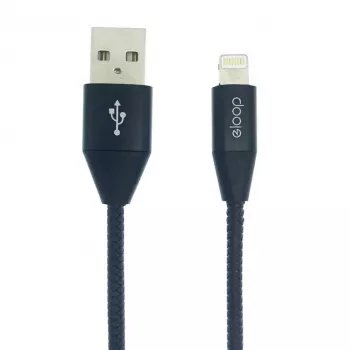ORSEN S31 Lightning-kabel 2.1A 1,2m zwart