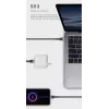 ORSEN S53 USB-C naar USB-C kabel 3A 1m blauw