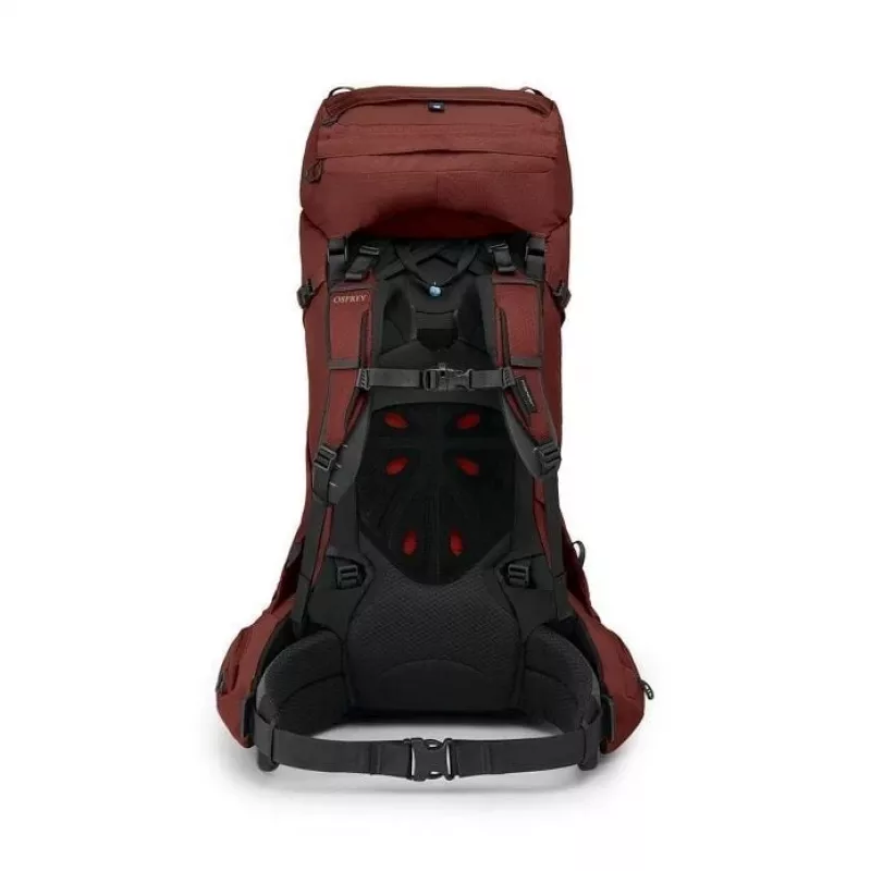 Osprey Aether 65 trekkingrugzak S/M granaatrood