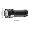 OSRAM P9 LED USB oplaadbare zaklamp 3300 lm zwart