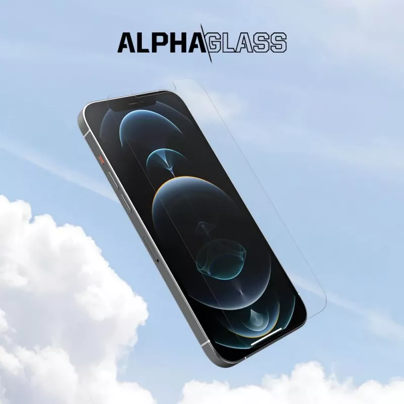 OtterBox Alpha Glass screenprotector voor iPhone 12 en iPhone 12 Pro (77-65419)