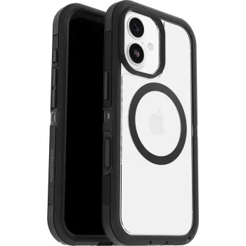 OtterBox Defender Pro XT Clear Camera Control Case voor iPhone 17, transparant/zwart