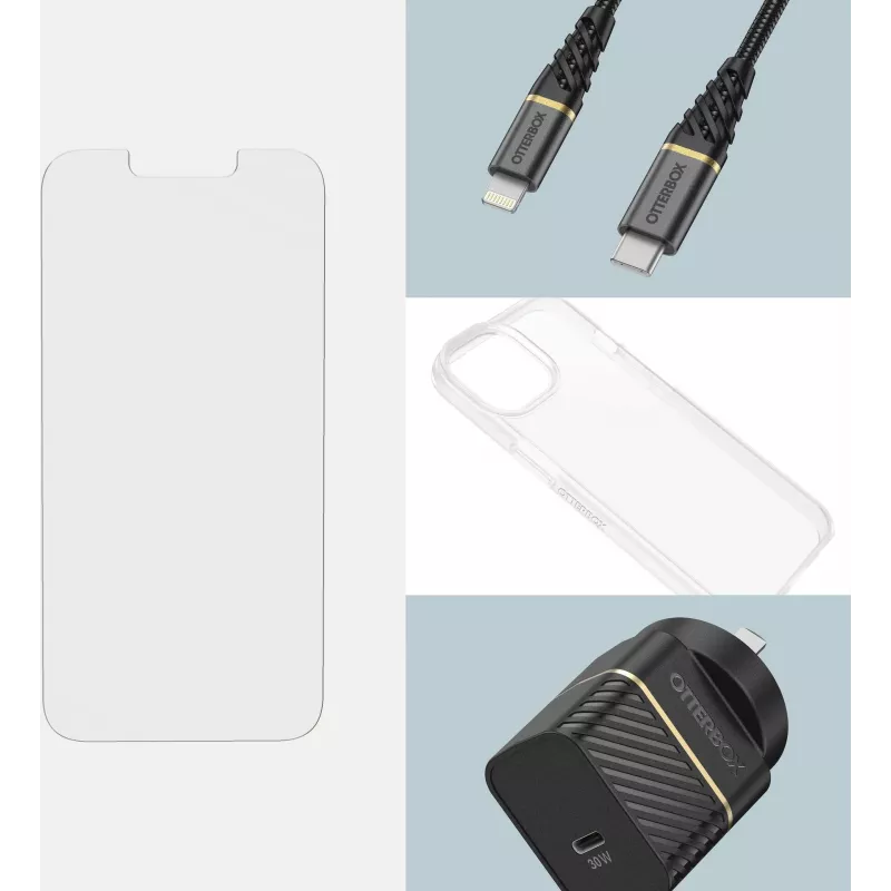 OtterBox Premium Glass Antimicrobial Clear screenprotector voor Apple iPhone 13/13 Pro/14/14 Pro