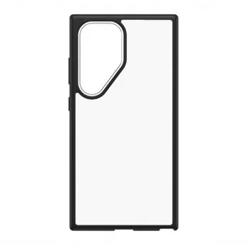 OtterBox React Case voor Samsung Galaxy S24 Ultra - Black Crystal Clear/Black met Drop+ bescherming