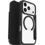 OtterBox React Folio MagSafe voor iPhone 17 Pro Black Crystal - Clear/Black