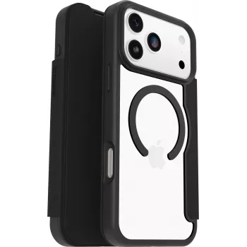 OtterBox React Folio MagSafe voor iPhone 17 Pro Max transparant/zwart