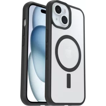OtterBox React MagSafe Case voor iPhone 16e/15/14/13 - Clear/Black