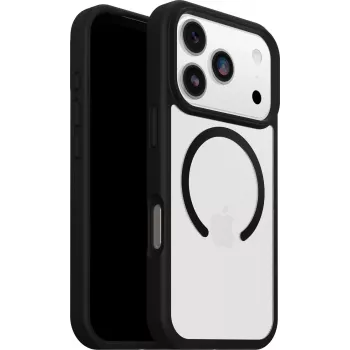 OtterBox React MagSafe voor iPhone 17 Pro Black Crystal - Clear/zwart
