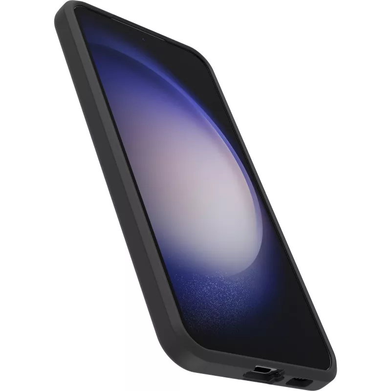 OtterBox React Series achterzijde cover voor Samsung Galaxy S23+ - antimicrobieel, Black Crystal 77-91304