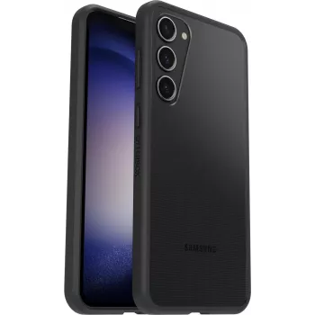 OtterBox React Series achterzijde cover voor Samsung Galaxy S23+ - antimicrobieel, Black Crystal 77-91304