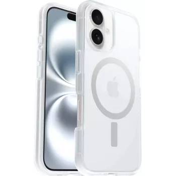 OtterBox React Series MagSafe-hoes voor Apple iPhone 16 - clear