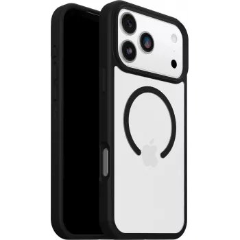 OtterBox React Series MagSafe Case voor iPhone 17 Pro Max - Black Crystal (transparant/zwart)