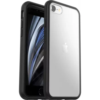 OtterBox React Series Achtercover voor mobiele telefoon - Black Crystal - voor Apple iPhone 7, 8, SE (2nd Gen), SE (3rd Gen)