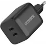 OtterBox Standard 65W GaN USB-C wandlader met 2 poorten (45W+20W PD) zwart