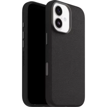 OtterBox Symmetry Cactus Leather Camera Control Case voor iPhone 17 - Noir Ash Black
