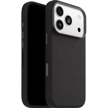 OtterBox Symmetry Cactus Leather Camera Control voor iPhone 17 Pro Ash Black