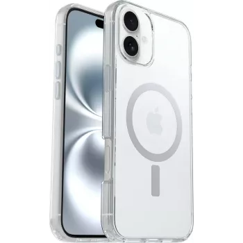 OtterBox Symmetry Clear MagSafe hoes voor iPhone 16 Plus – transparant