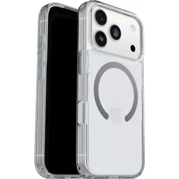 OtterBox Symmetry Clear MagSafe Series hoesje met camerabedieningstoets voor Apple iPhone 17 Pro - transparant (77-98831)
