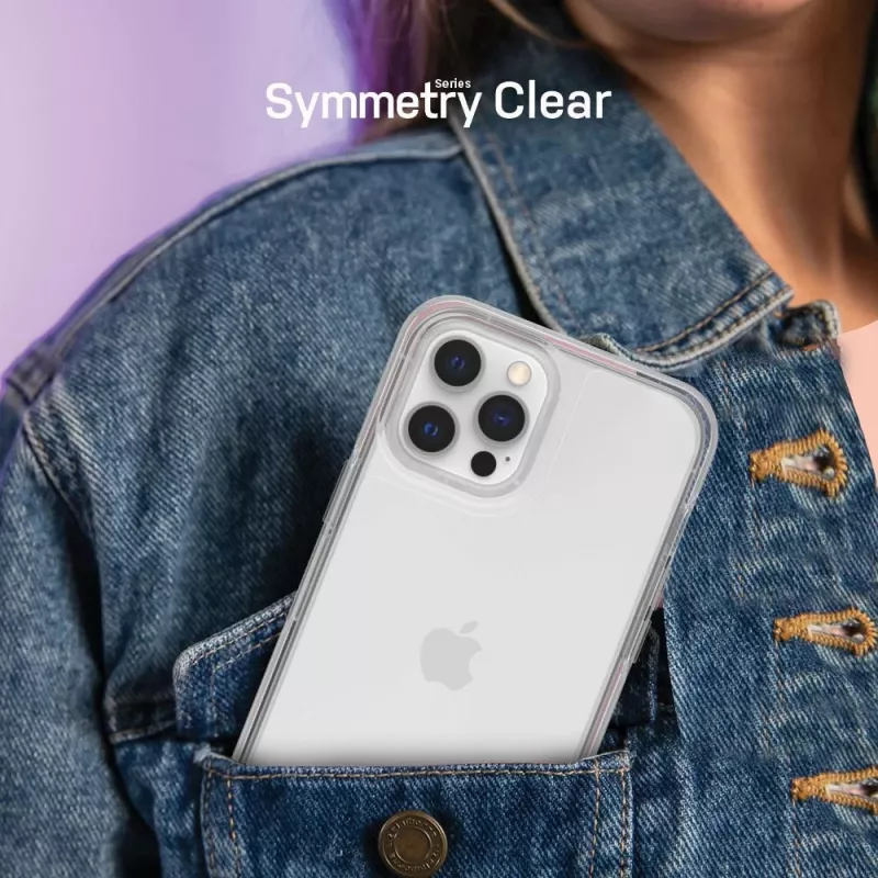 OtterBox Symmetry Series Case voor iPhone 12 en iPhone 12 Pro - Clear
