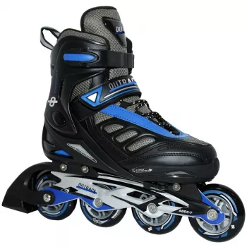 Outrace Ghost Lichtblauw Zwart-Blauw PW-125C Inline Skates