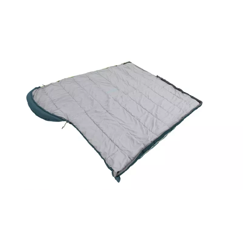 Outwell Campion Lux Teal slaapzak -16/5 °C 2-weg opening auto lock L-vorm