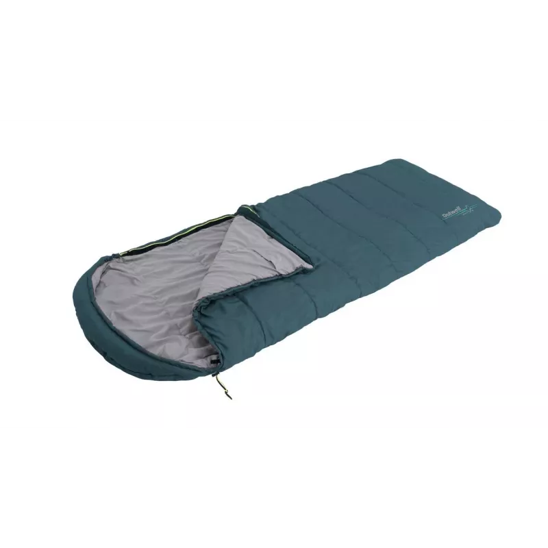 Outwell Campion Lux Teal slaapzak -16/5 °C 2-weg opening auto lock L-vorm