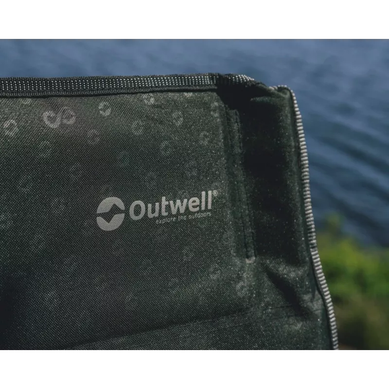 Outwell Campo campingstoel 125 kg zwart/grijs