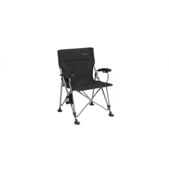 Outwell Campo campingstoel 125 kg zwart/grijs