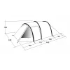 Outwell Earth 5 5-persoons tunneltent – 2 ruimtes, 3000mm waterkolom, groen