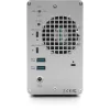 OWC Mercury Elite Pro Dual opslagbehuizing met 2 bays en 3-poorts usb-hub, SATA-600, USB 10 Gb/s, zilver