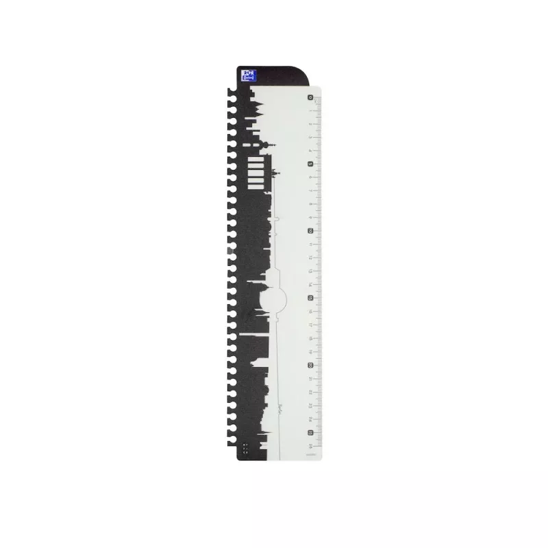 Oxford Essentials notitieboek - geruit - zwart - A4+ - 70 vel - 90 g/m²