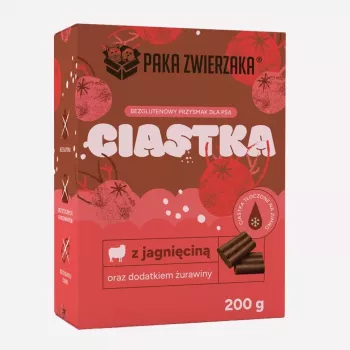 Paka Zwierzaka lam met cranberry lekkernij 200g