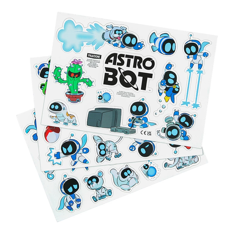 Paladone AstroBot Koelkastmagneten - 34-delige magneetset, 3 vellen, Space-robot-design