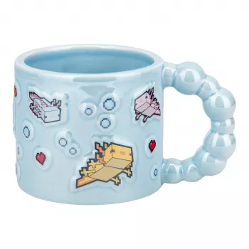 Paladone Minecraft Axolotl bubbelvormige mok