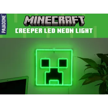 Paladone Minecraft Creeper wandgemonteerd LED-neonlicht