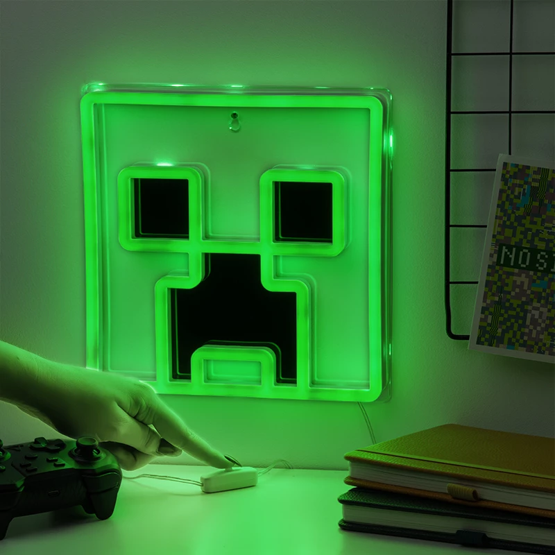 Paladone Minecraft Creeper wandgemonteerd LED-neonlicht