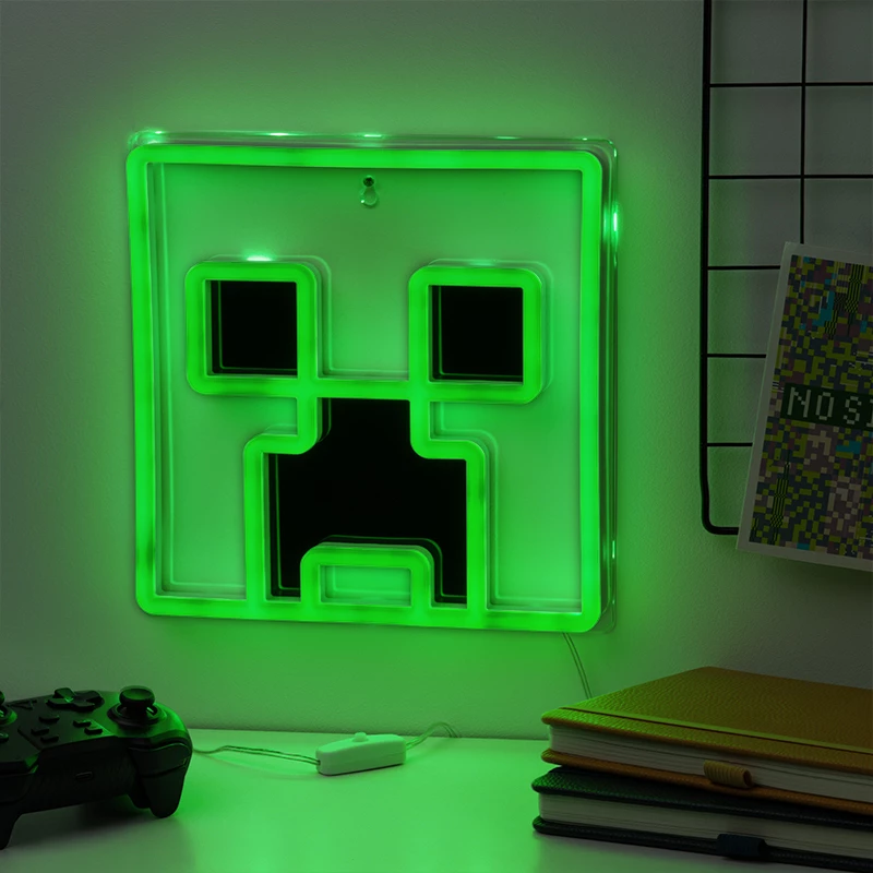 Paladone Minecraft Creeper wandgemonteerd LED-neonlicht