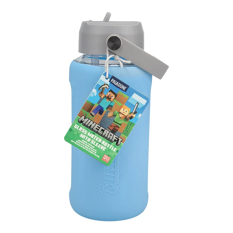 Paladone Minecraft Glas-Waterfles 450 ml Creeper-Design