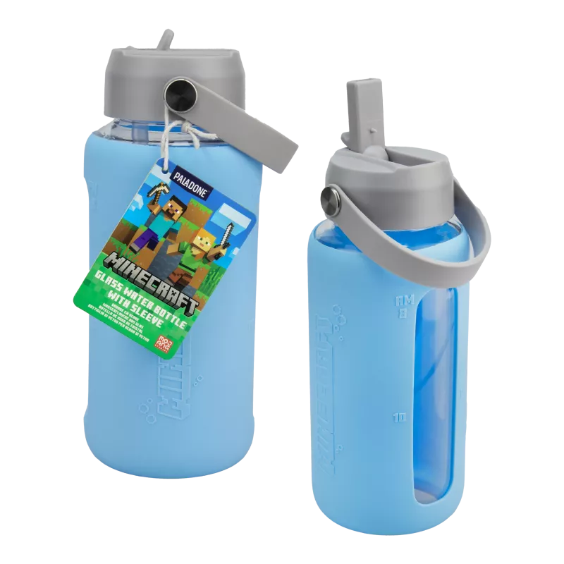 Paladone Minecraft Glas-Waterfles 450 ml Creeper-Design