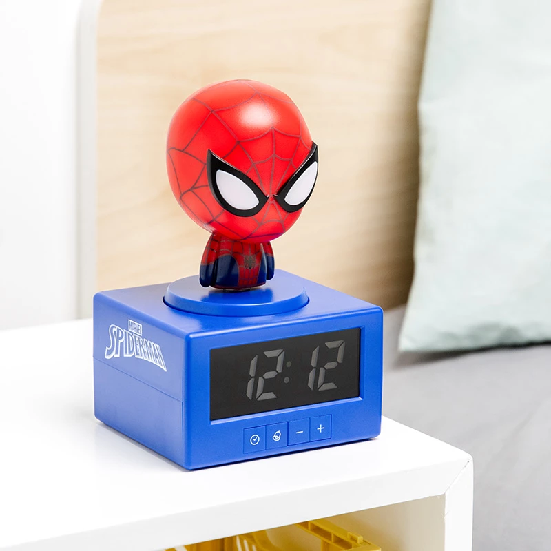 Paladone Spider-Man Icon Wekker - Digitaal LED, Rood/Zwart