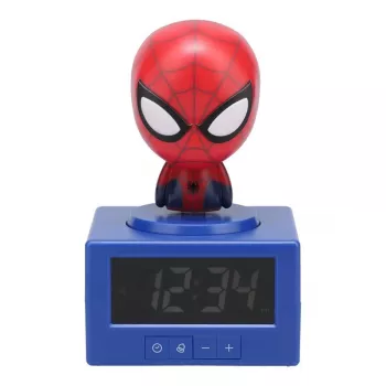 Paladone Spider-Man Icon Wekker - Digitaal LED, Rood/Zwart