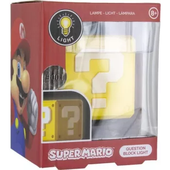 Paladone Super Mario Question Block 3D-lamp PP4372NNV2