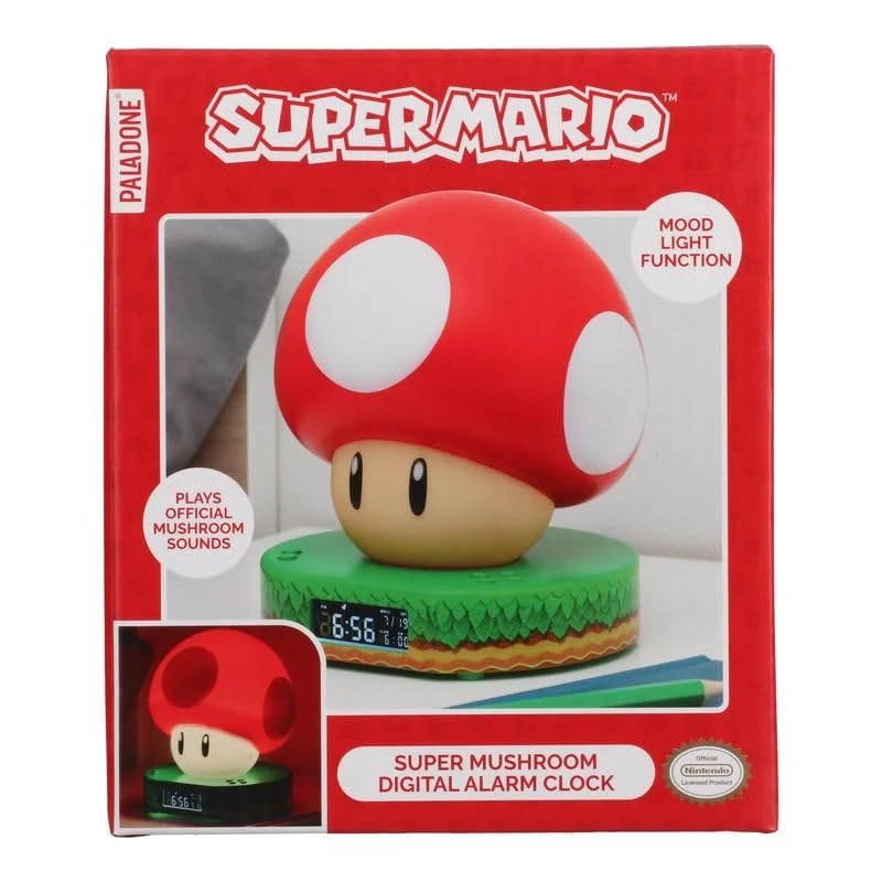 Paladone Super Mushroom digitale wekker