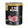 PAN MIĘSKO varken met lam natvoer voor honden 800g – complete paté voor alle rassen
